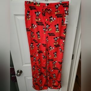 Disney Men's Pajama Pants Mickey Mouse Size Medium NWT
